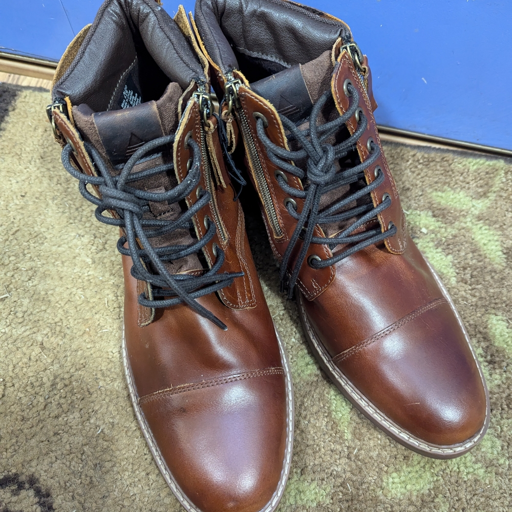 Aldo Men's Chestnut Leather Boots